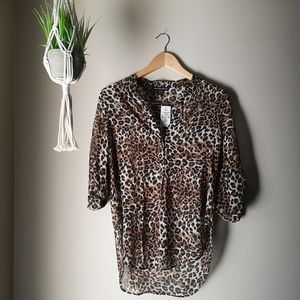 American Dream leopard print blouse